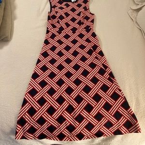 Draper James lattice midi love circle dress nwt